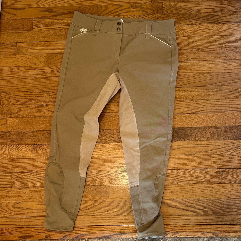 Women's Tan Riding Leggings